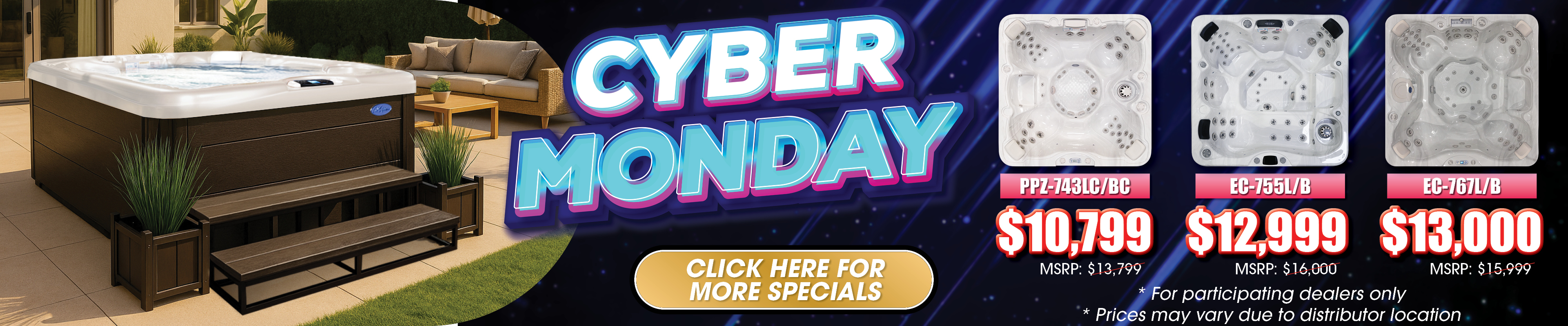 Calspas hot tub being used in a family setting - Mokena